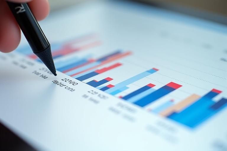 Messy data chart showing common design errors