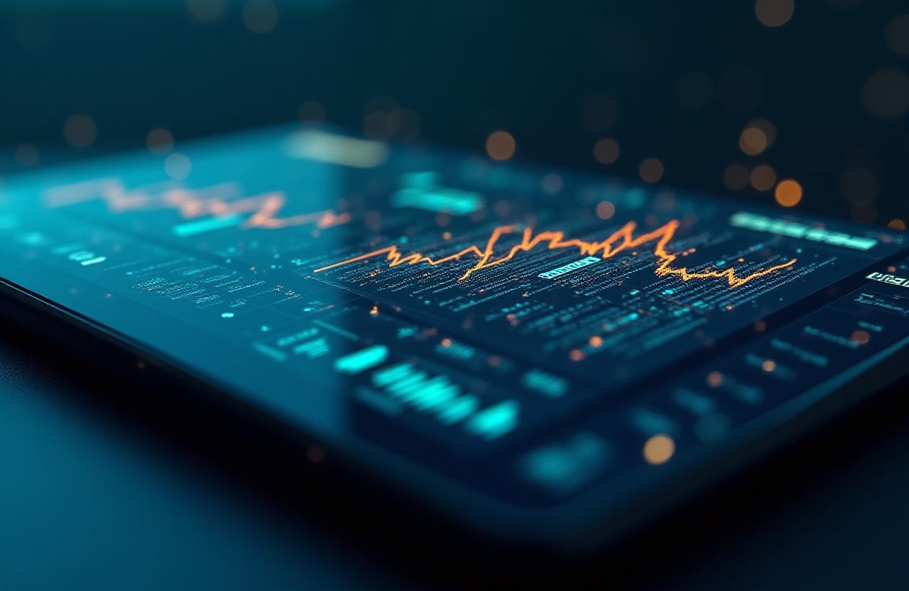 Advanced AI analytics dashboard concept