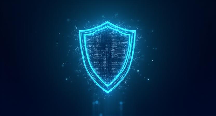 Secure data shield representing AI privacy